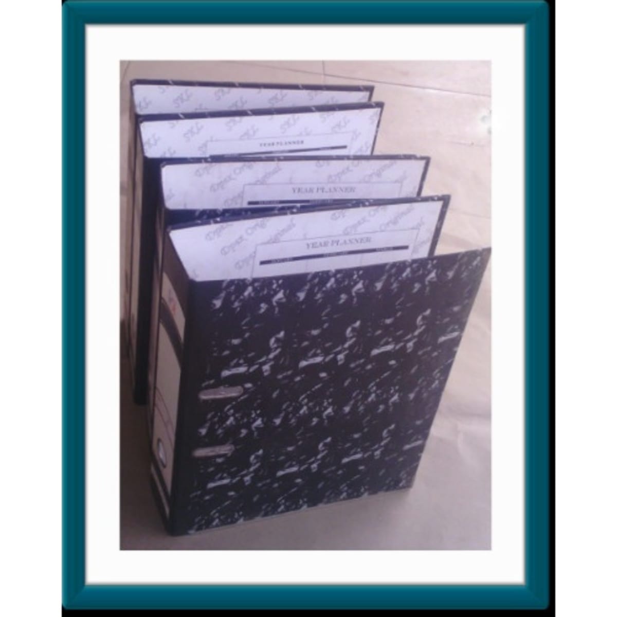 Hardcover document shop folder