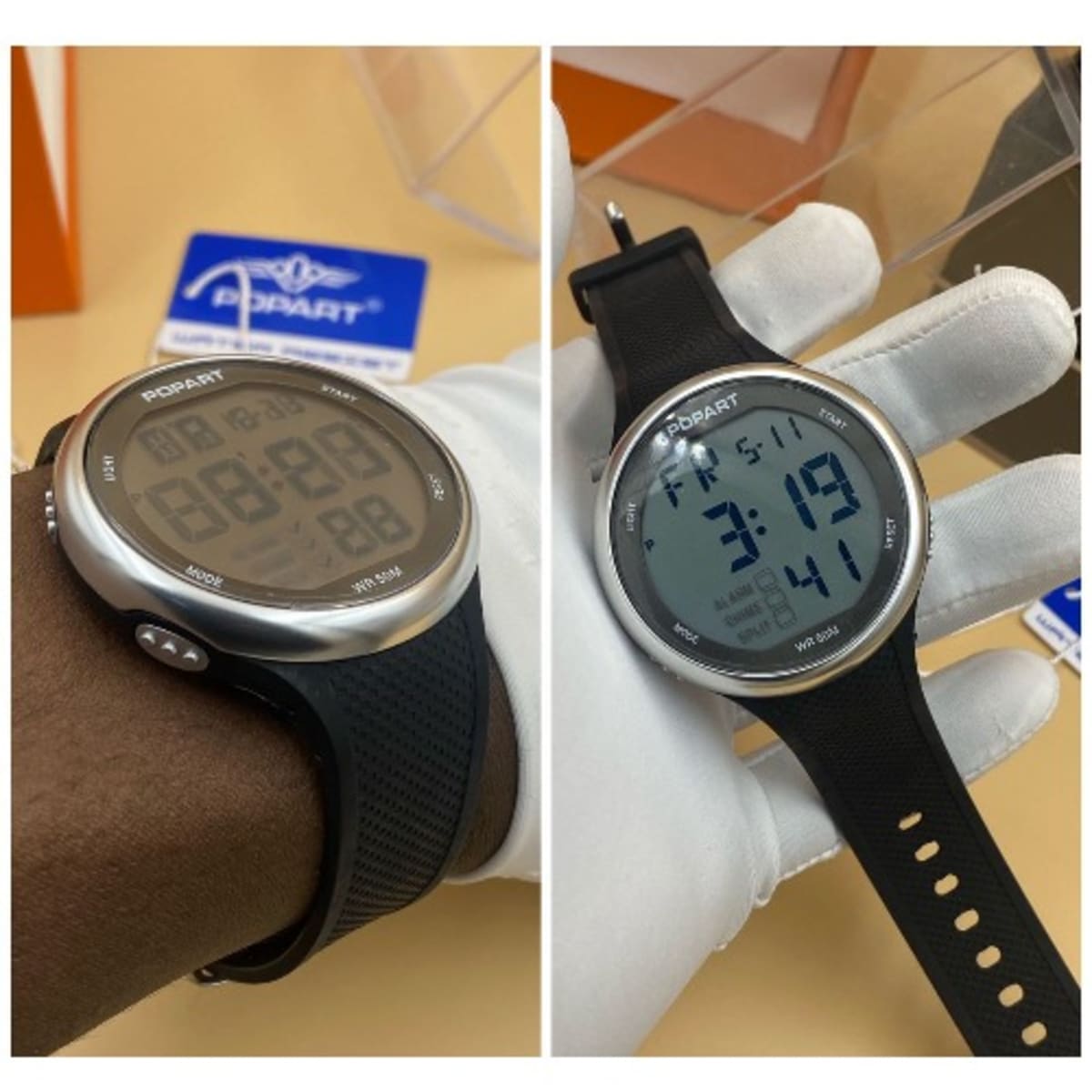 Round face 2024 digital watch
