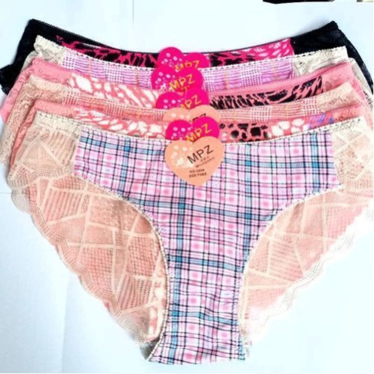 womens high cut brief panties womens underwear 6 - Depop