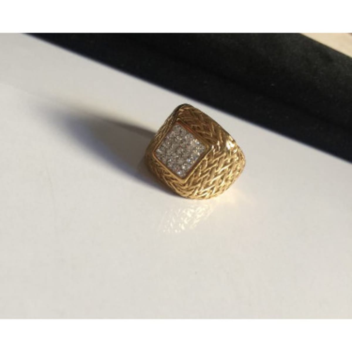 Index finger gold ring sales design for man
