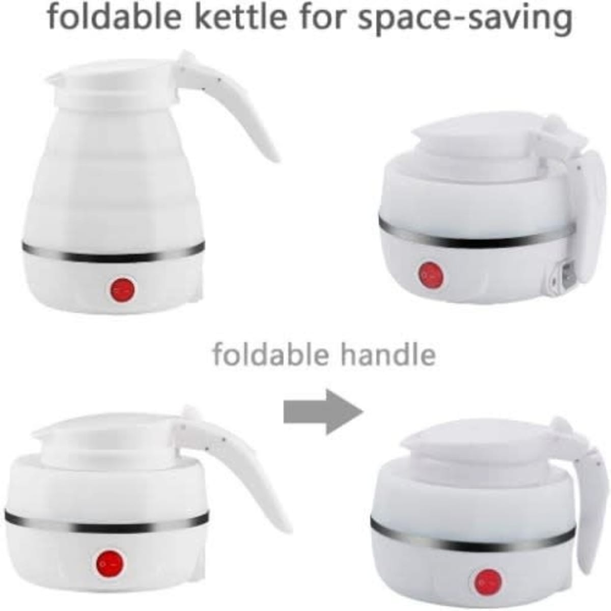 Collapsible shop electric kettle
