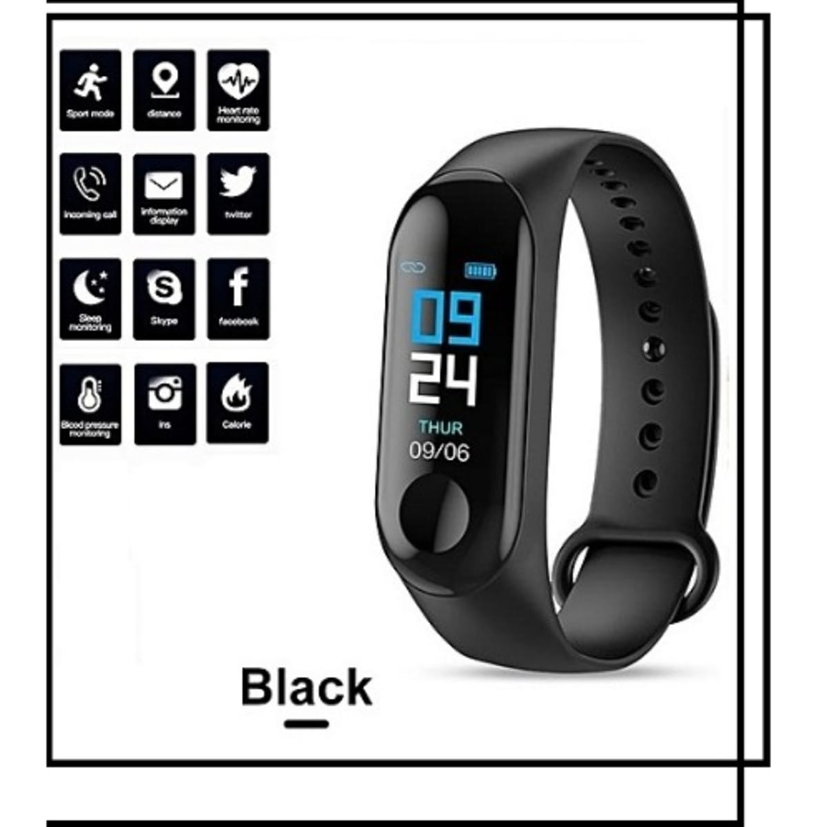 M3 Plus Universal Chef Smart Bracelet Wrist Band Konga Online