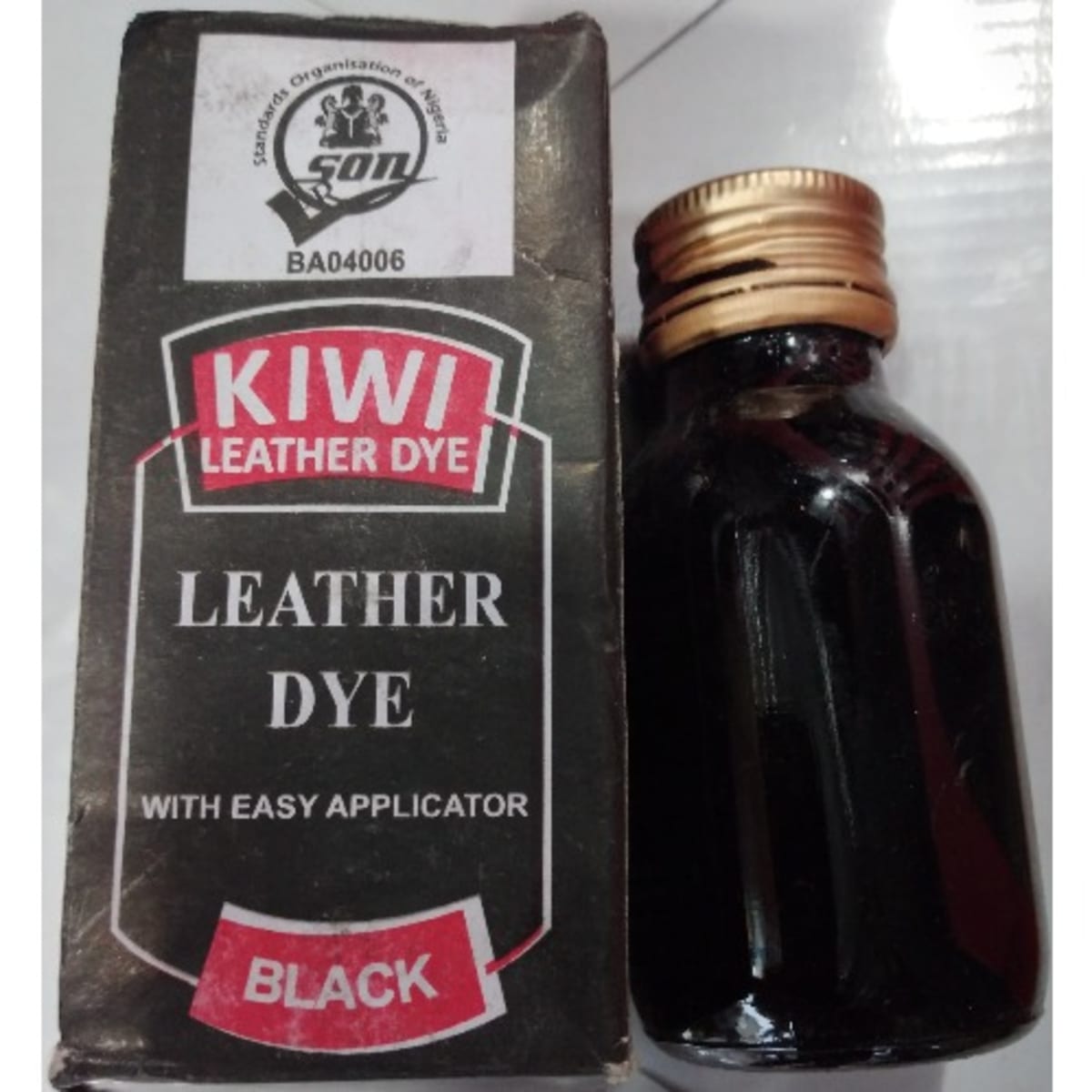 Kiwi 11806 2.5 Oz Black Leather Dye for sale online