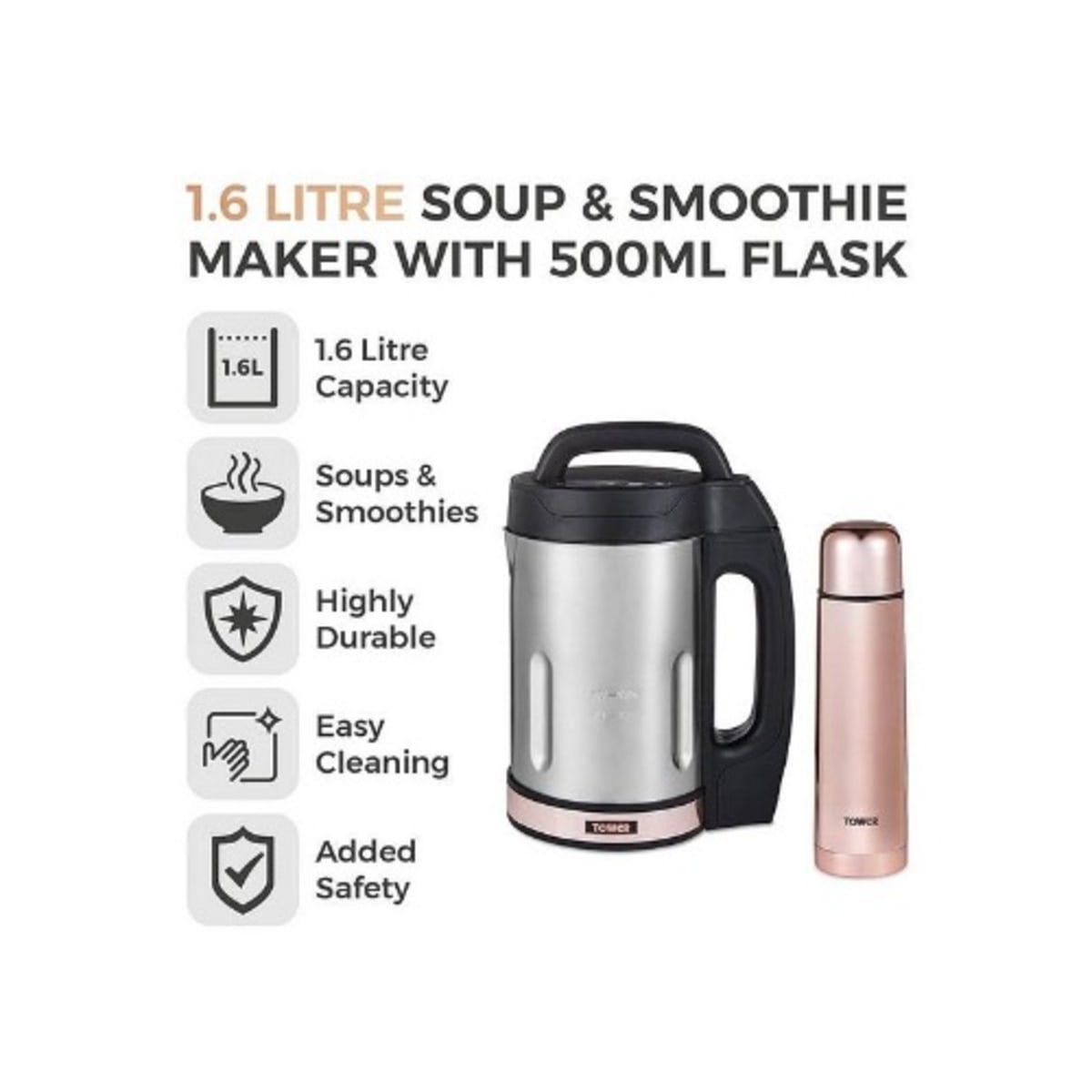 Tower 1.6 l soup maker sale