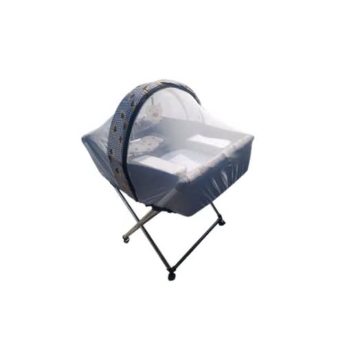 Mosquito net top for baby bassinet
