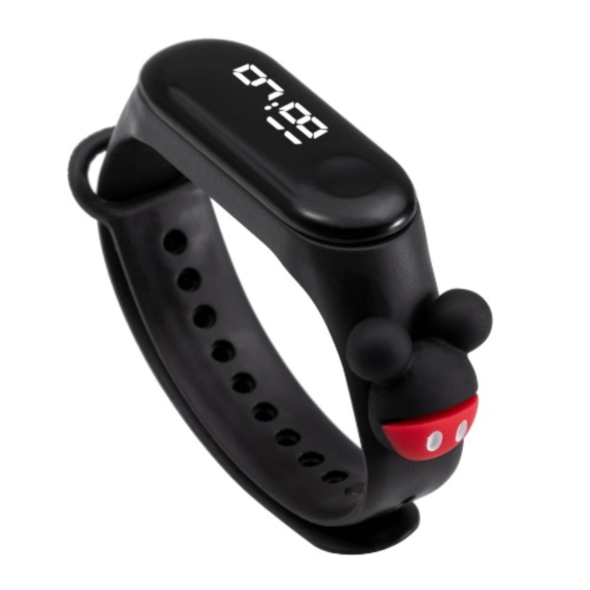Mickey Mouse Character Kids Touch Screen LED Watch Black