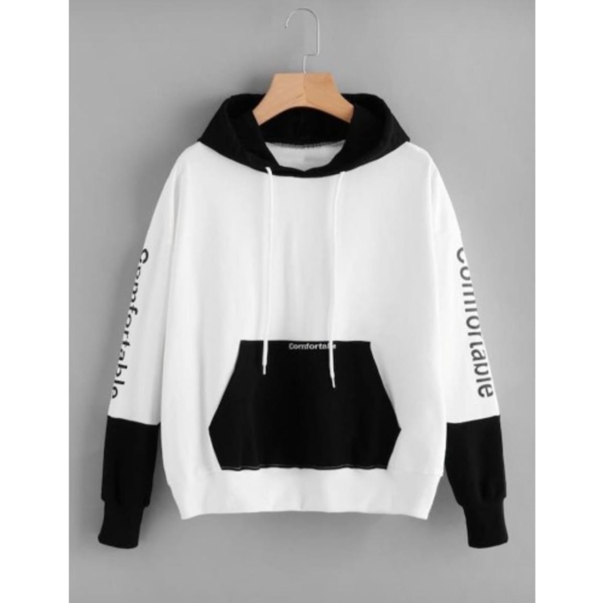 Hoodies white and black discount