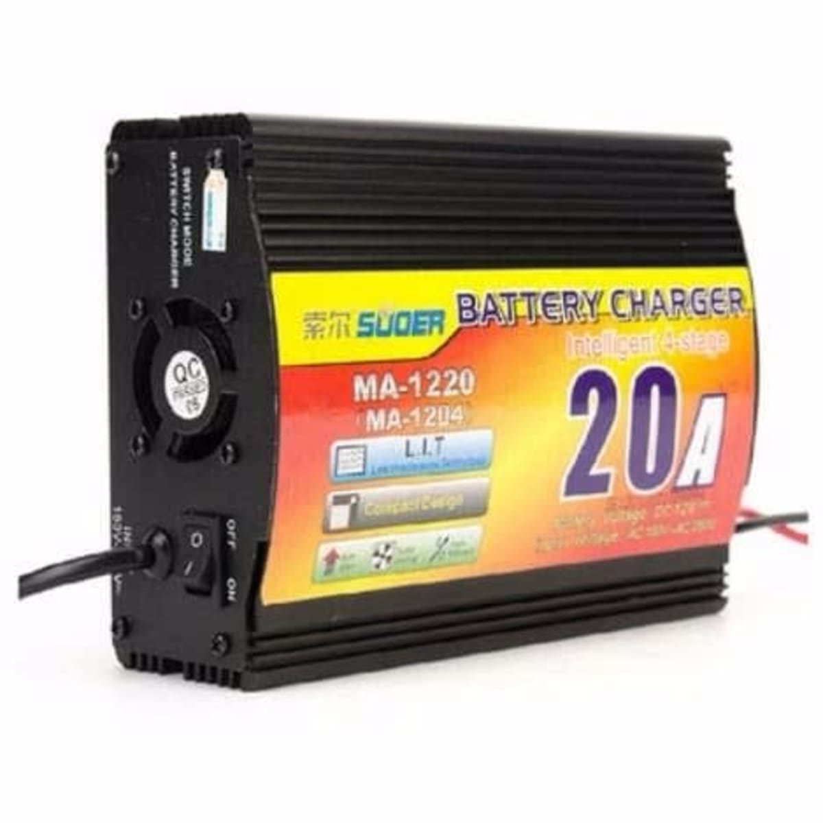 Suoer 20a Inverter And Car Battery Charger