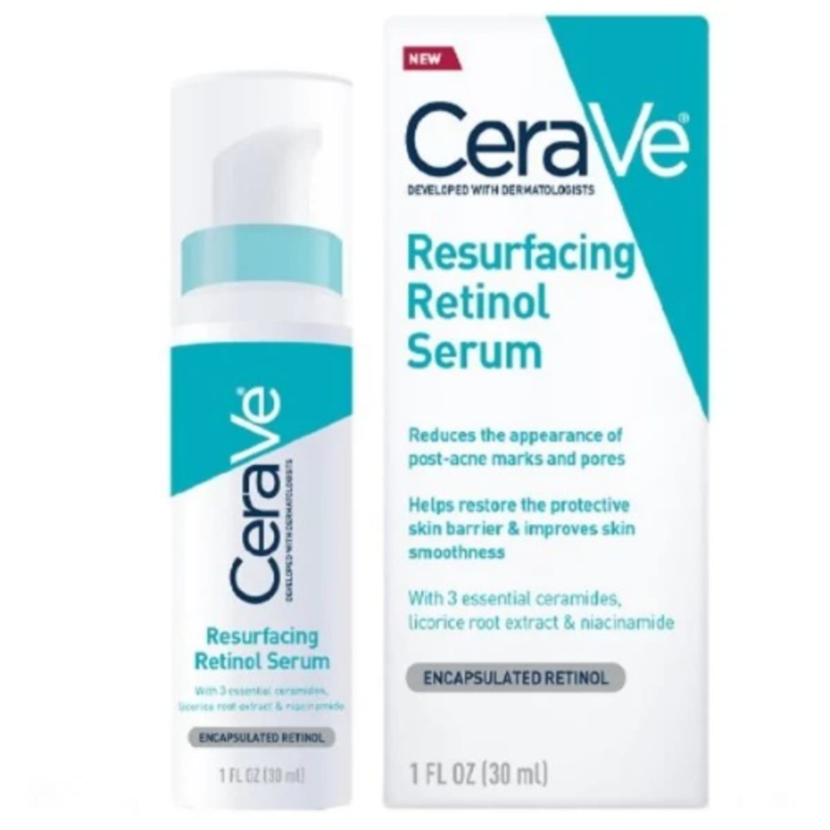 Cerave resurfacing shop retinol face serum