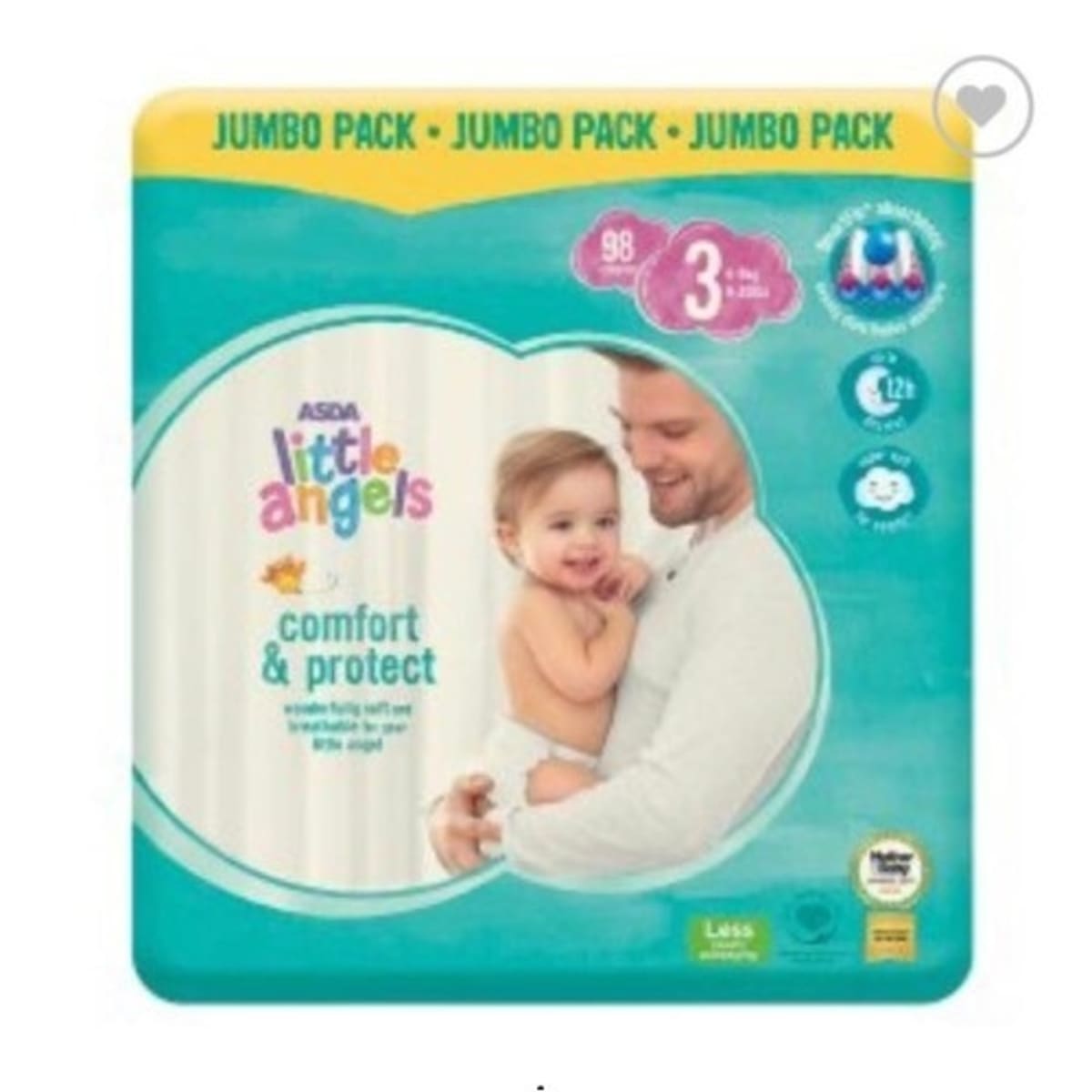 ASDA Little Angels Diapers Size 3 Jumbo Pack Konga Online Shopping