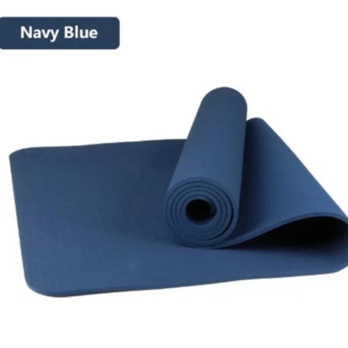 Yoga Mat With Carrier Bag- Navy Blue