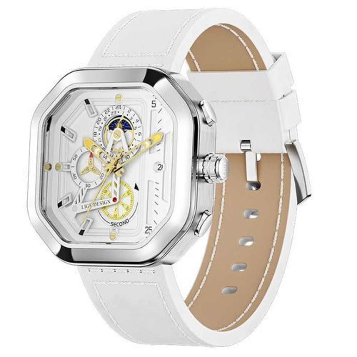 White designer sales watches