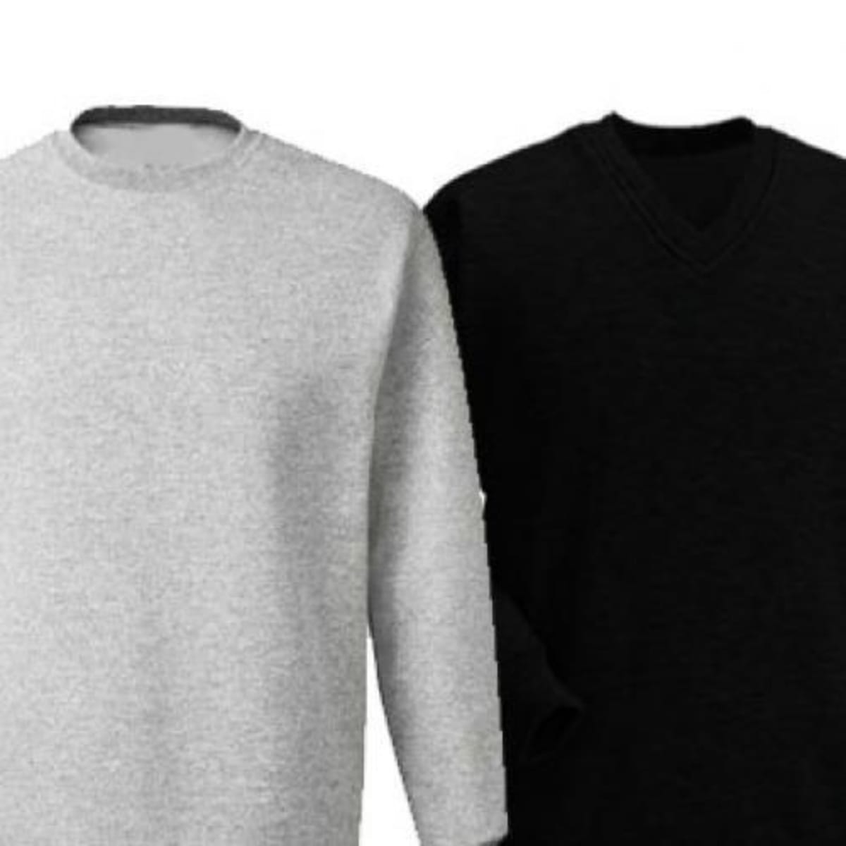 Plain gray sales sweater