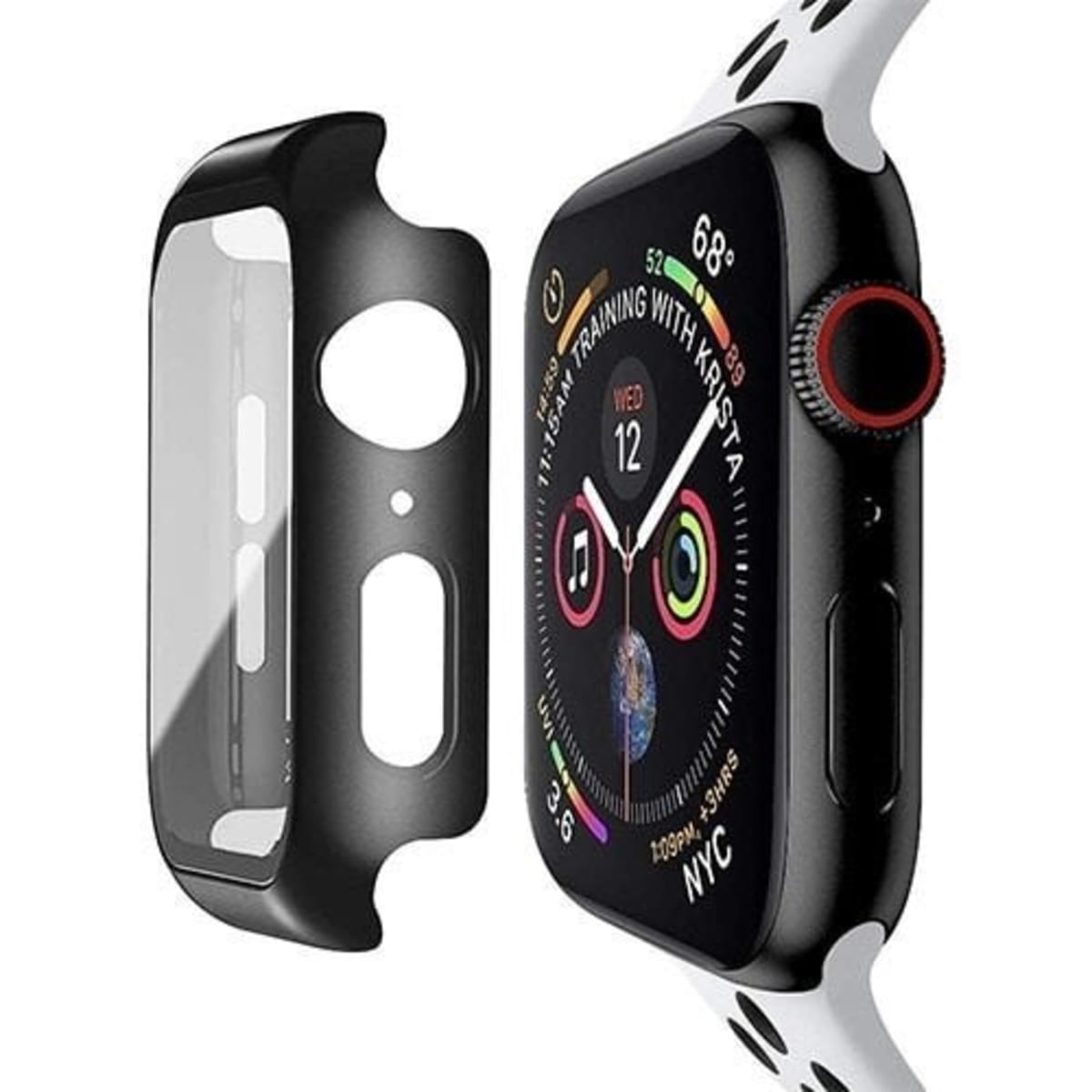 Case With Built in Tempered Glass Screen Protector For Iwatch