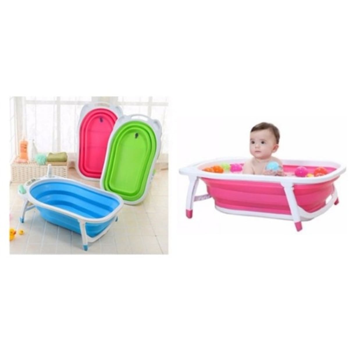 Karibu baby foldable bath tub clearance