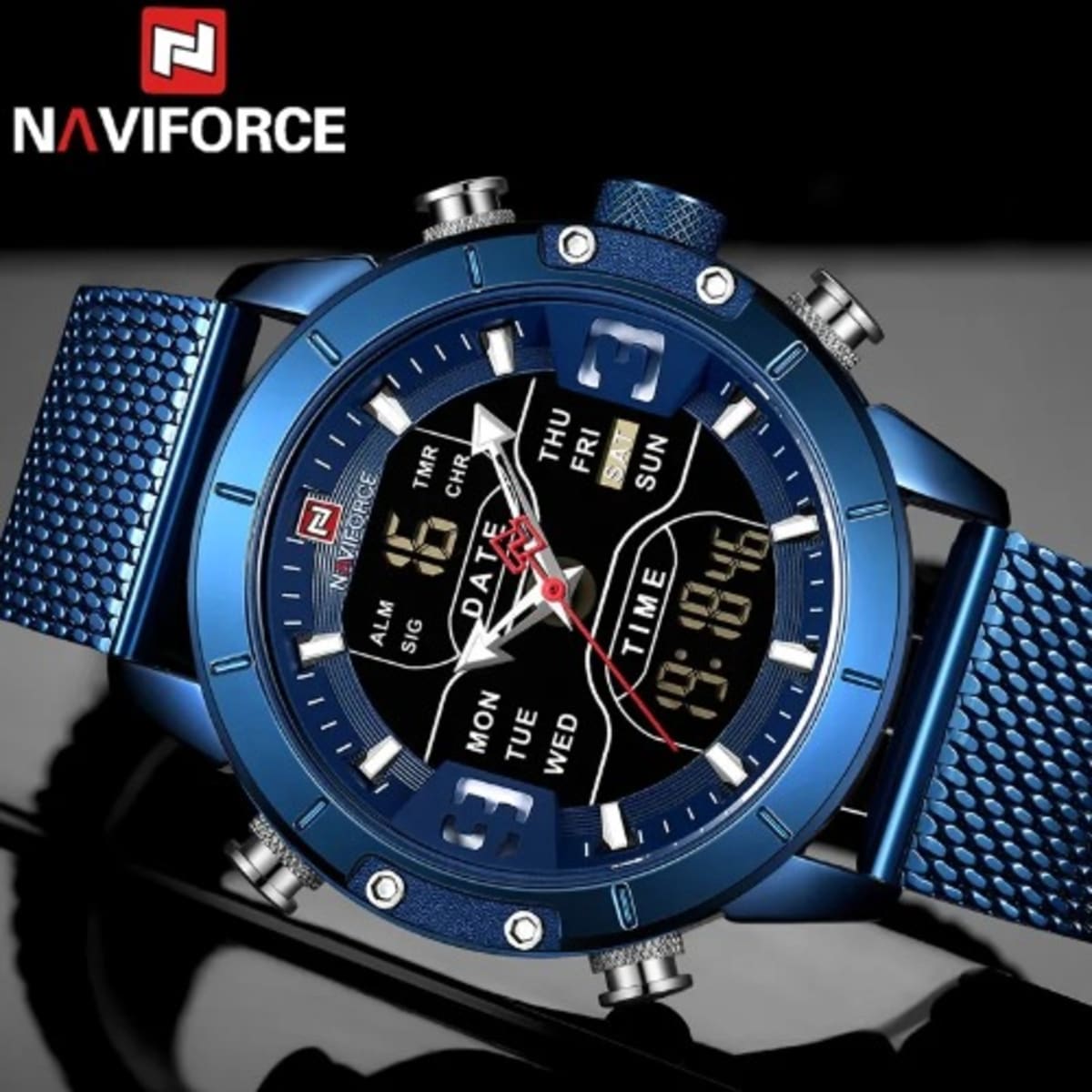 Naviforce discount chronograph watch