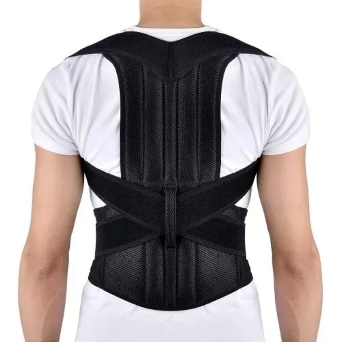 Posture Corrector Back Body Brace Adjustable Lumbar Shoulder Spinal Support  Belt 