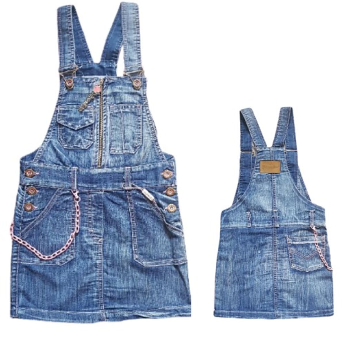 Miss Elitte Turkey Girls Jeans Gown With Pink Chain Konga Online