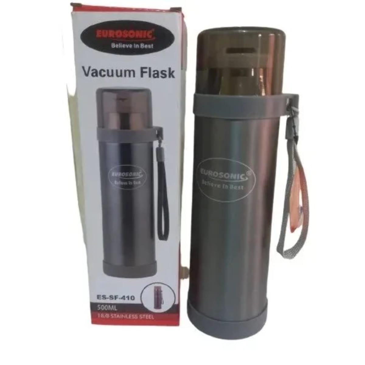 Eurosonic Vacuum Flask 500ml Grey Konga Online Shopping