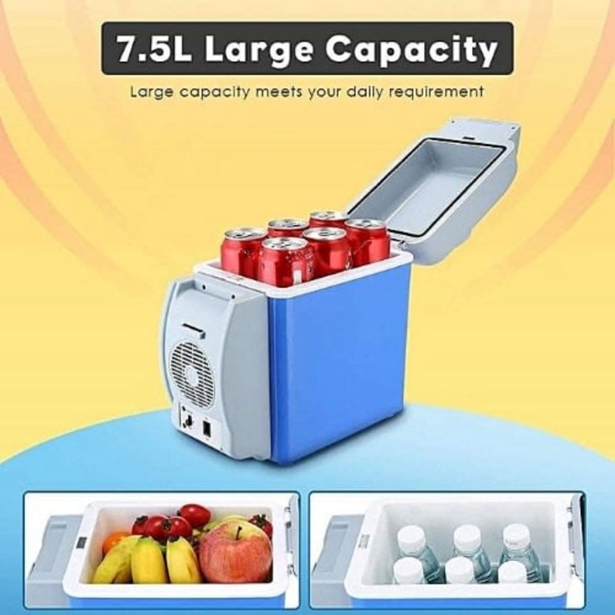 Portable shop car fridge