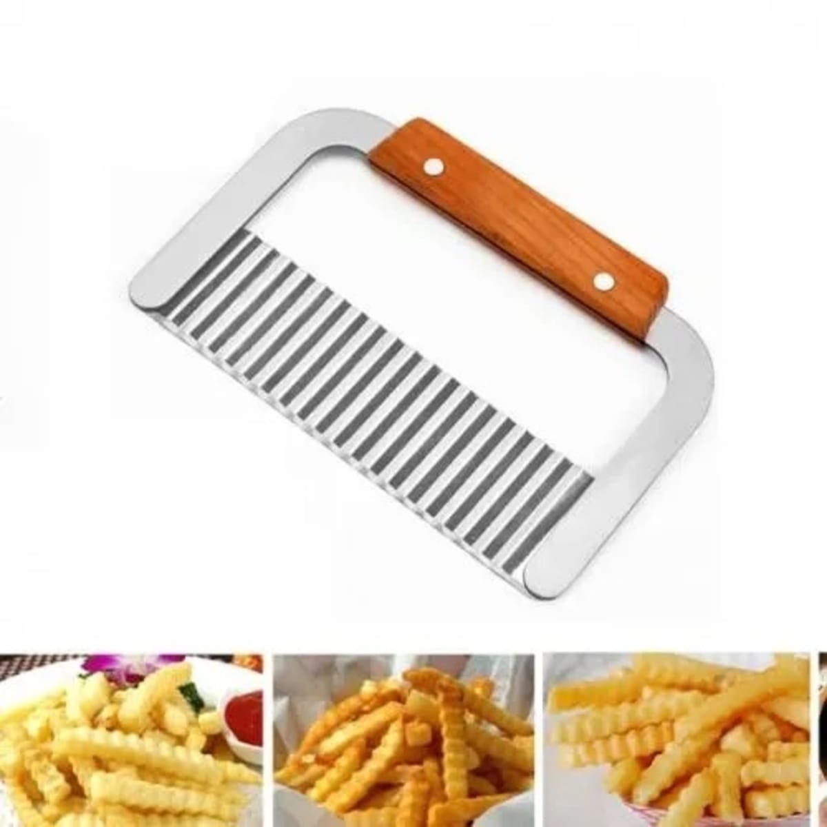 1pc Stainless Steel Potato Slicer French Fries Cutter