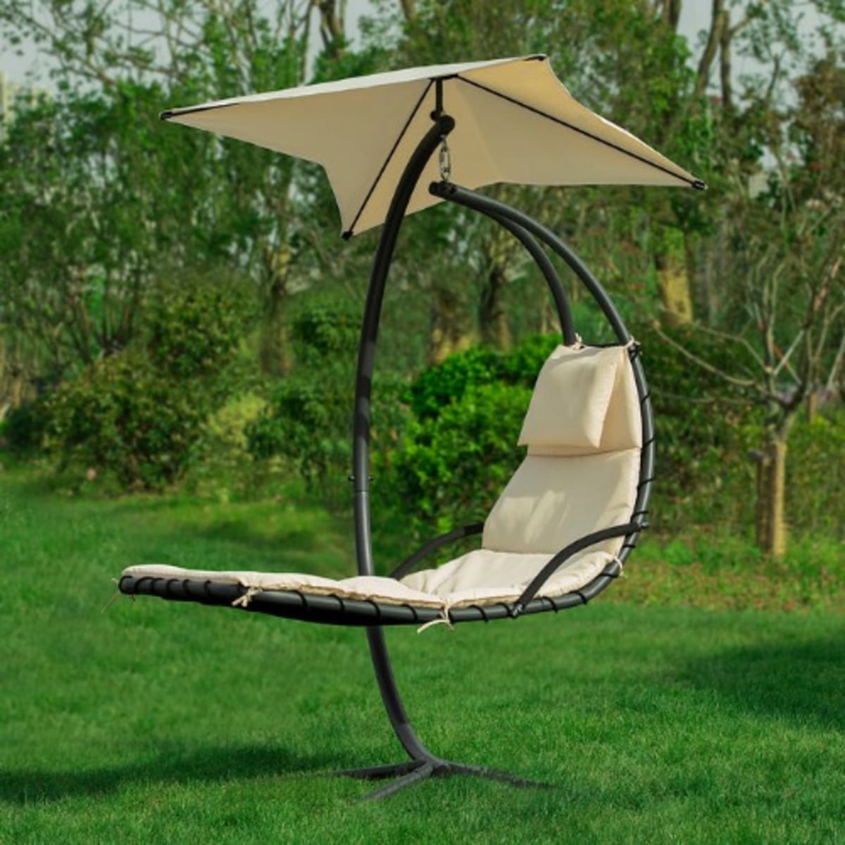 Garden swing best sale sun loungers