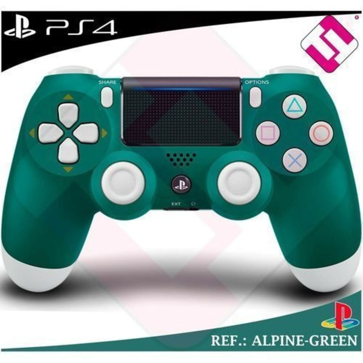 Sony ps4 controller alpine green sales