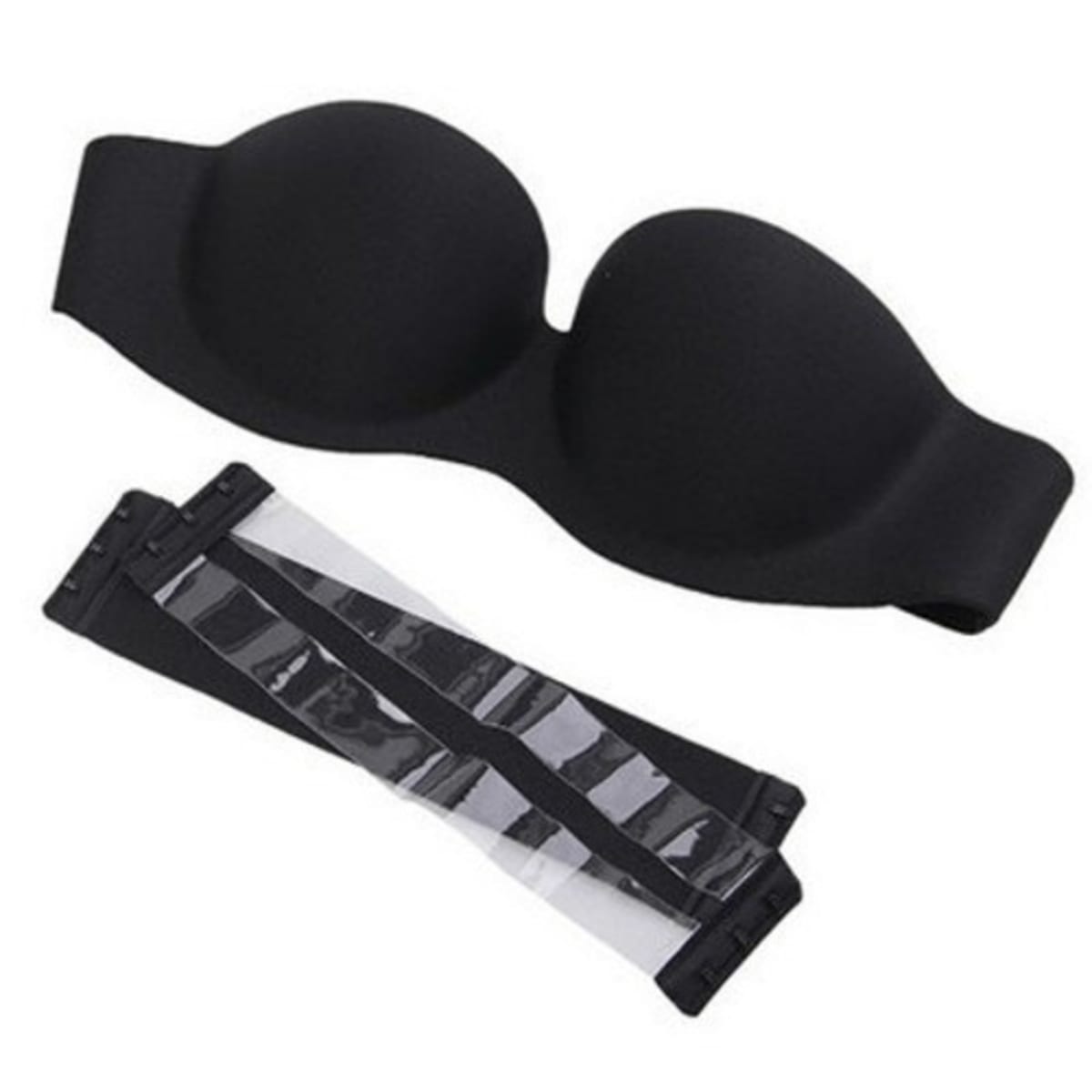U/B Plus Size Strapless Front Closure Push-up Bras - Wireless Non-Slip  Invisible Front Hook Underwear Bra (Black,32/70C) : : Clothing,  Shoes & Accessories