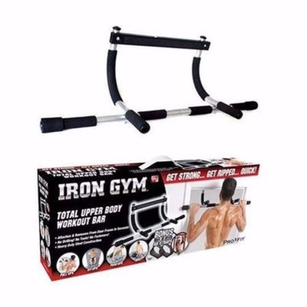 Iron gym upper body workout 2025 bar