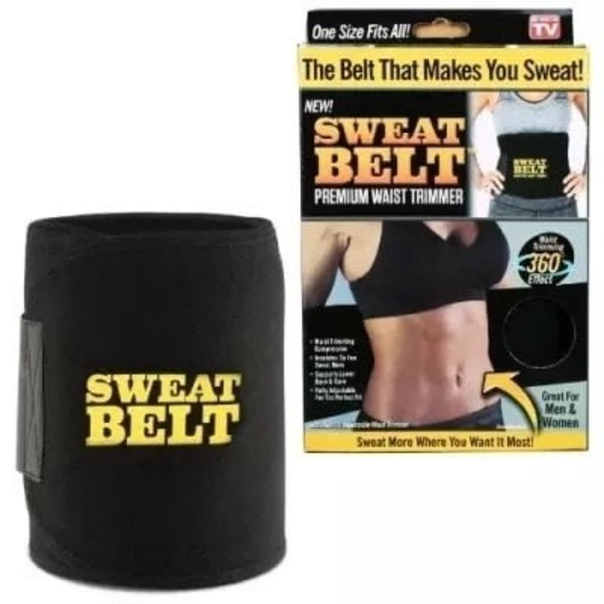 SWEAT BELT WAIST - NEOPRENE & VELCRO