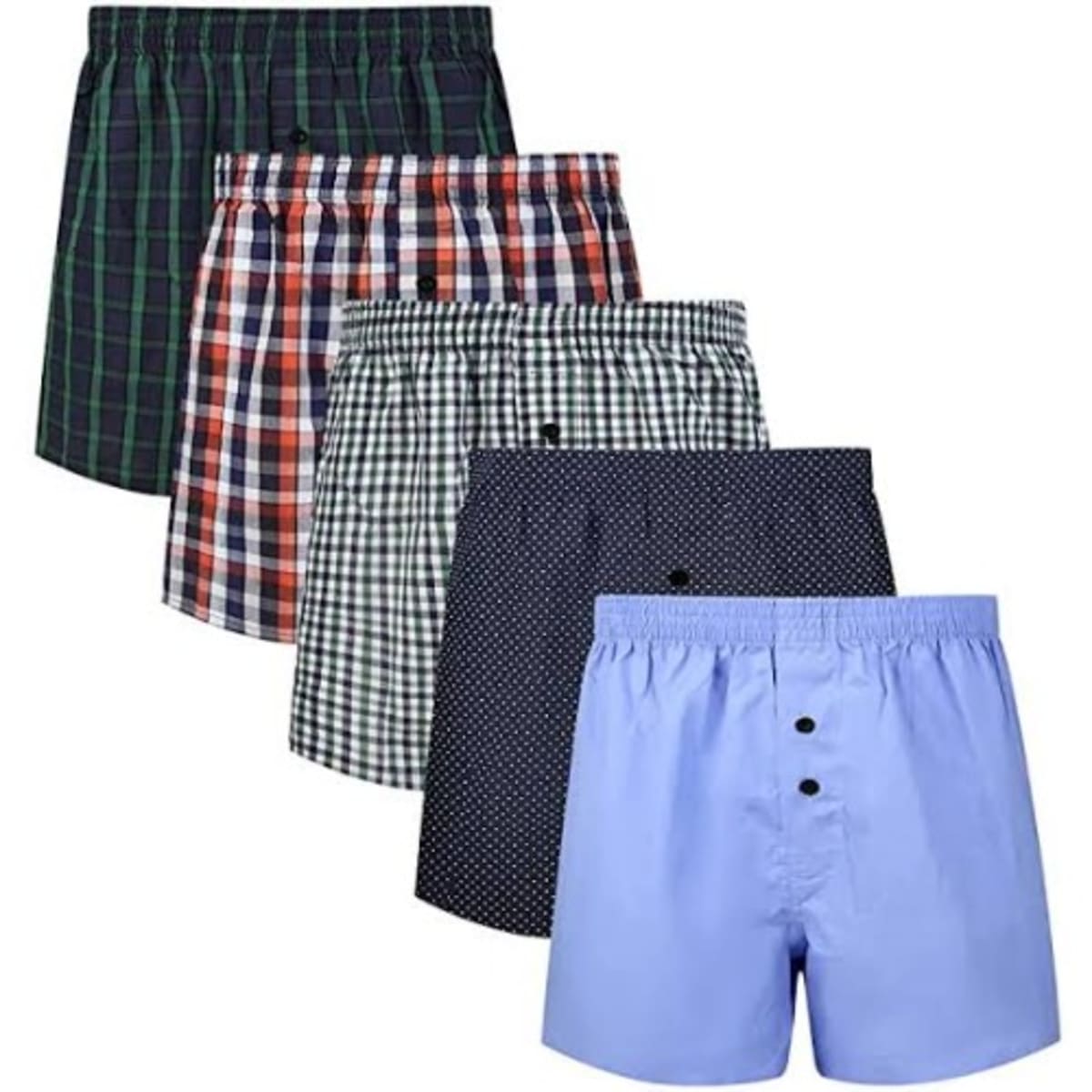 Mens cotton boxer shorts multipack hotsell