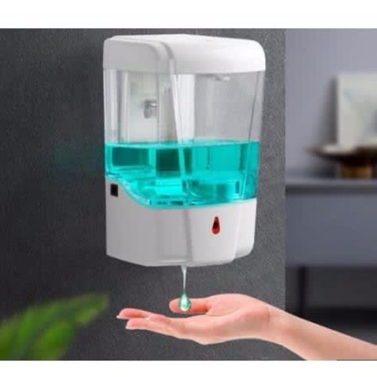 Liquid hand outlet sanitizer dispenser