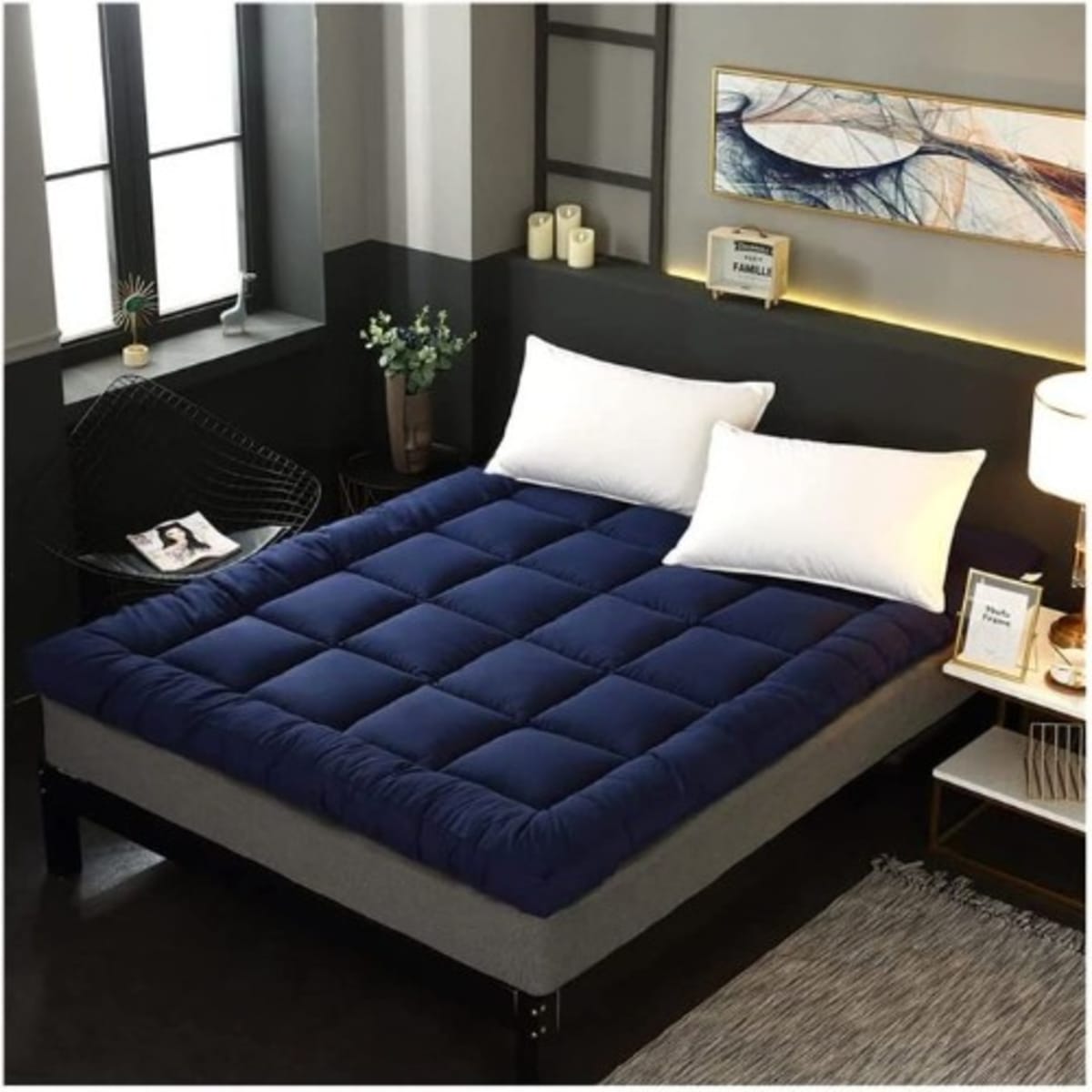 Bedding Collection Luxe Fluffy Bed Topper 5