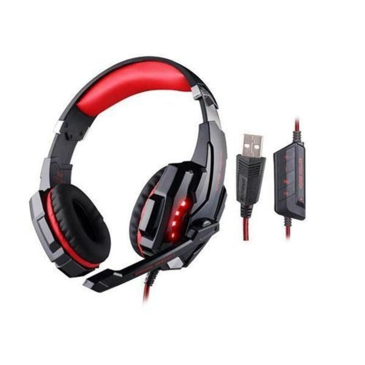 Gaming Headsets Wired Headphones With Microphone Light Konga