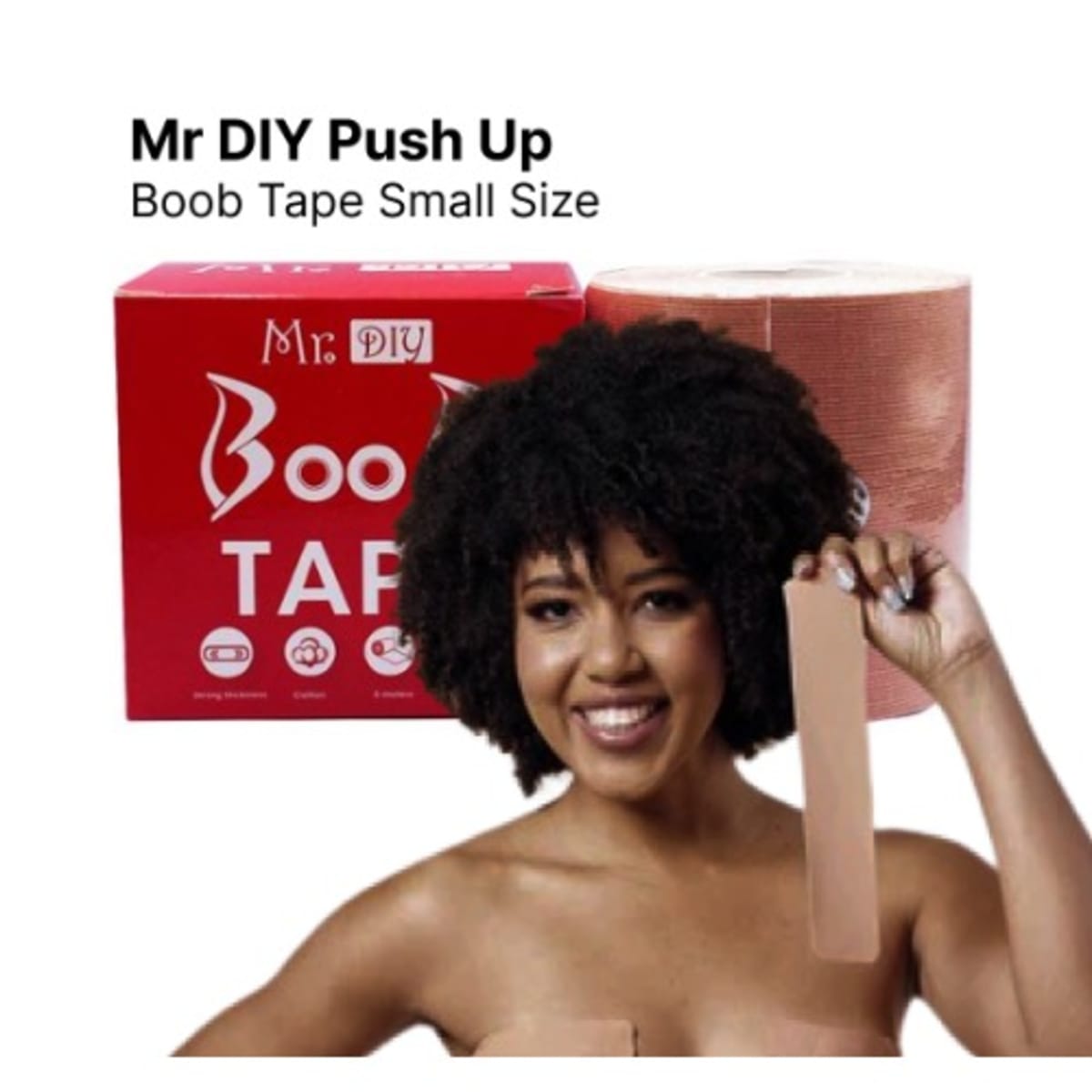 Mr. Diy Plus Size Breast Breathable Push Up Tape, Booby Tape, Firm