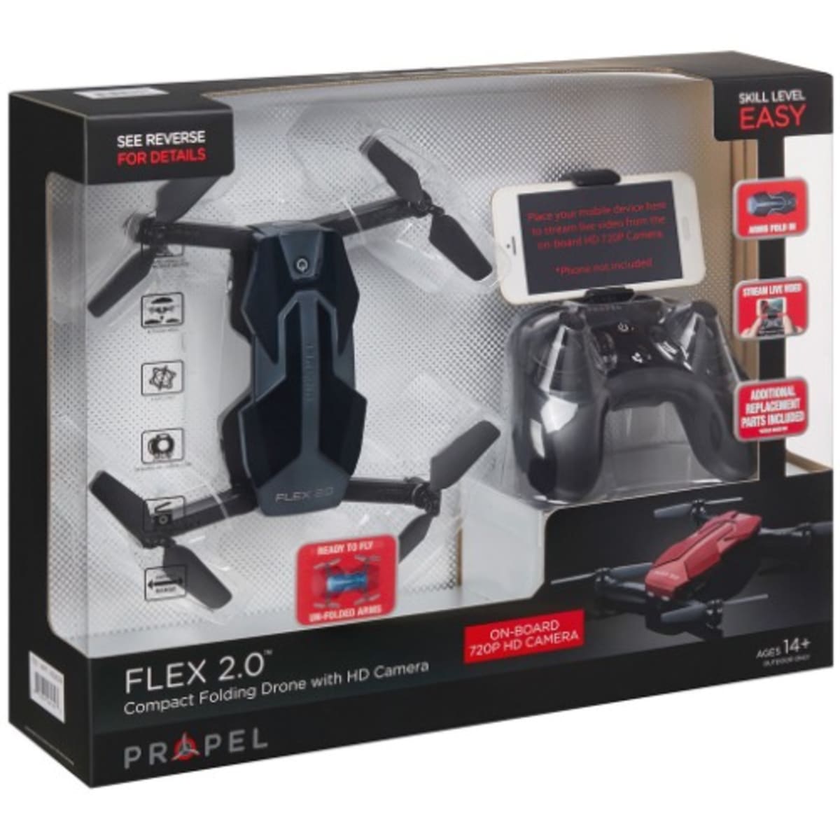 Propel flex 2.0 compact folding drone with hd camera review hotsell