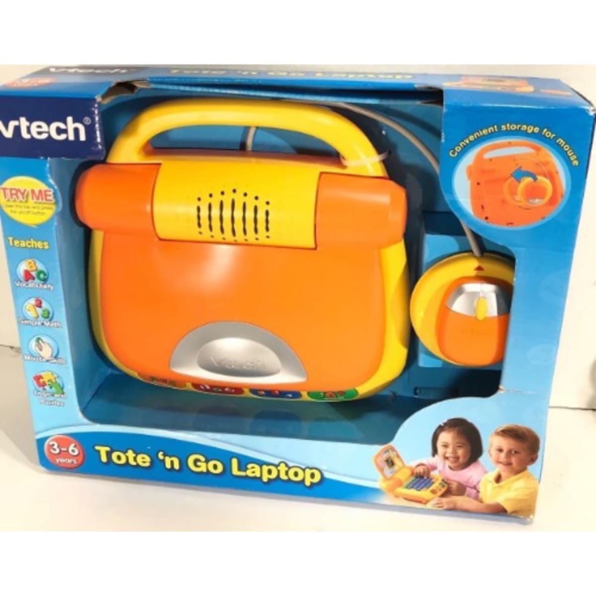 Vtech Tote & Go Laptop Web Orange Kids Educational Computer