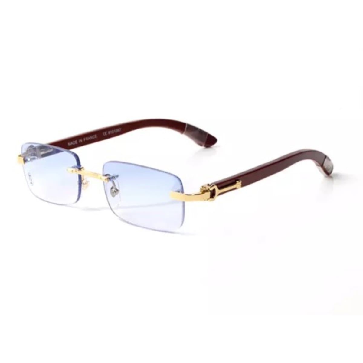 Cartier mens eyeglasses wood frame 2025