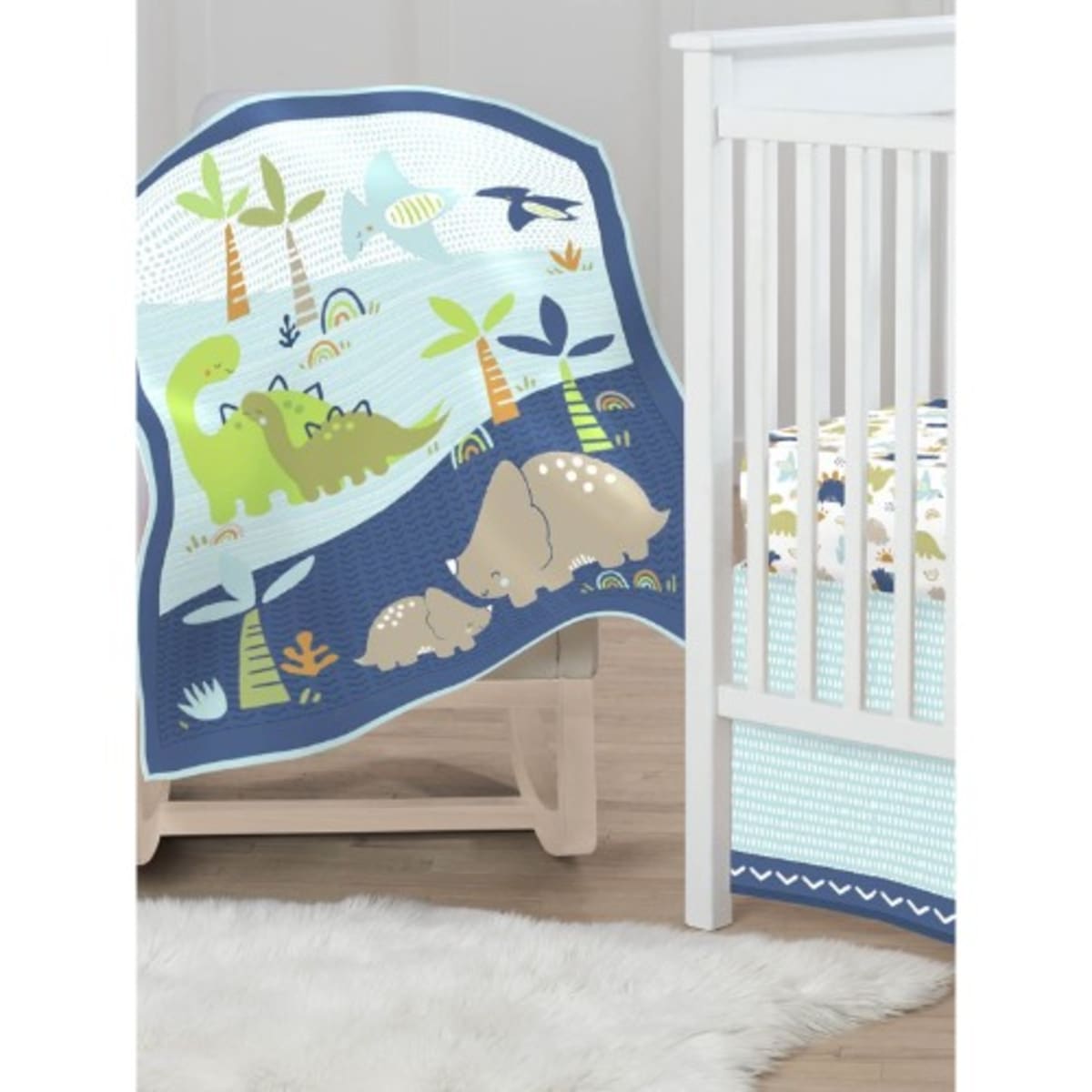 Baby boy deals dinosaur crib bedding