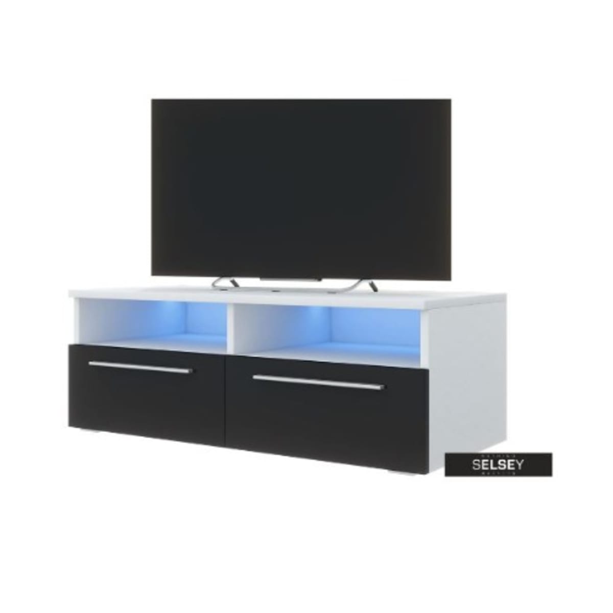 Tv shelf 2025 with light