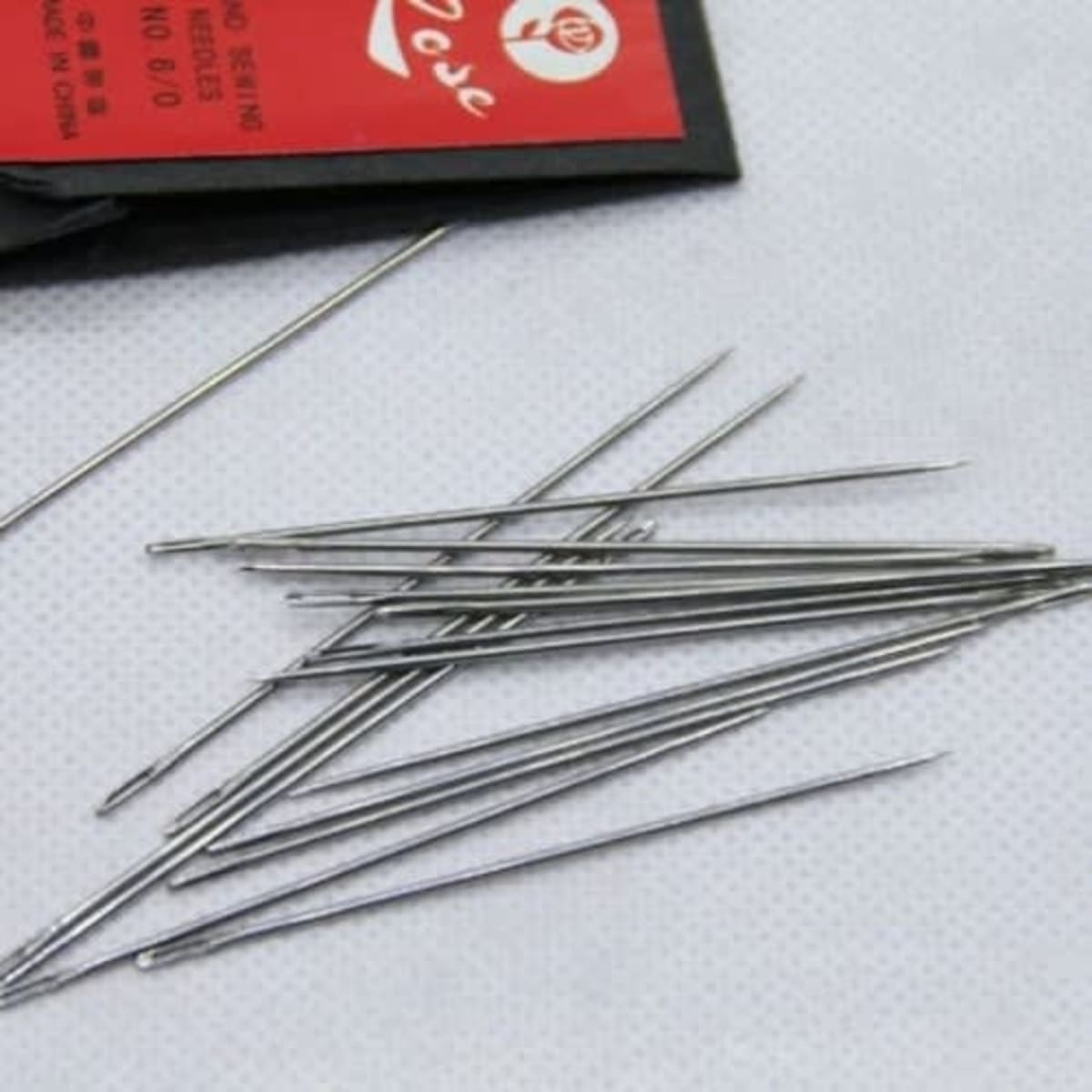 Rose Hand Sewing Needles - Big Eyelet -Size 5 - 5pieces