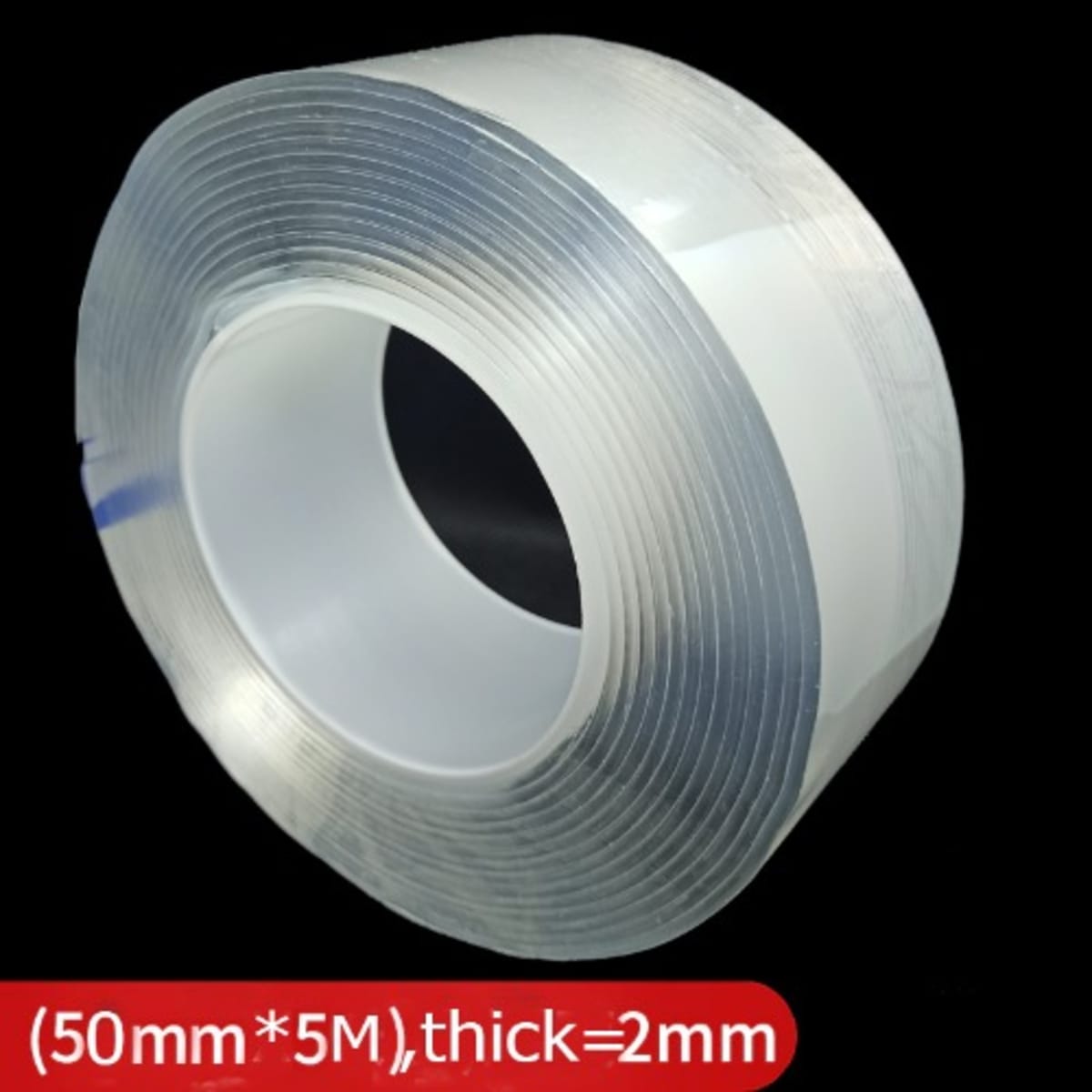 20-50mm Width Double-sided Adhesive Nano Tape 1-5M Reusable No