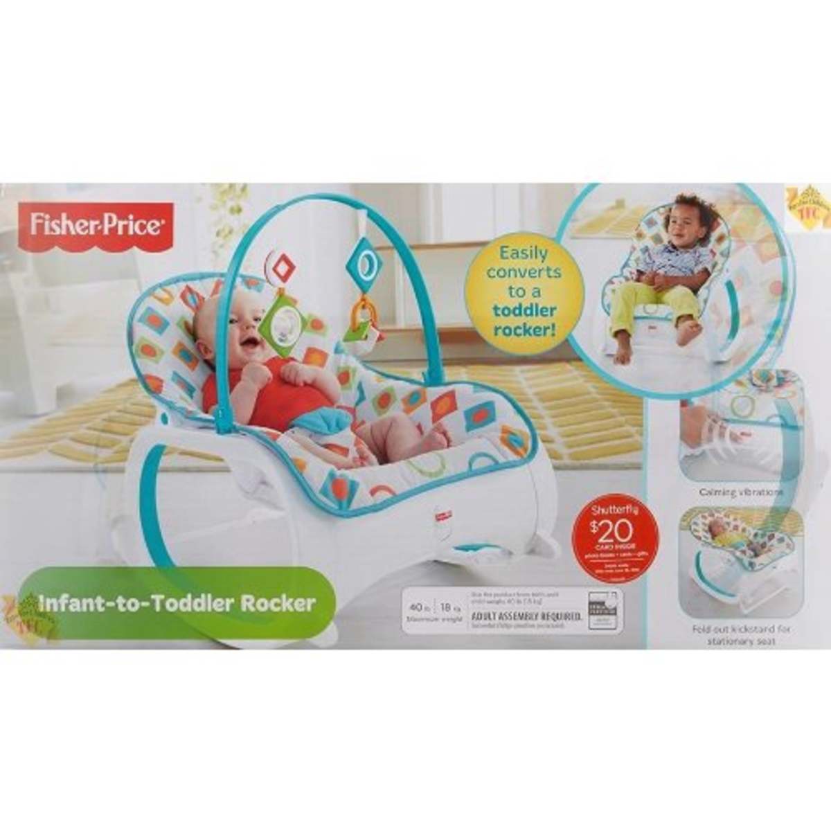 Fisher price rocker geo diamonds online