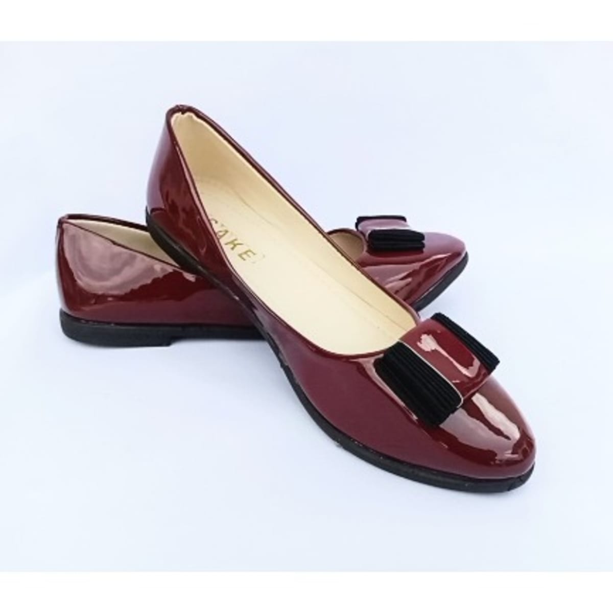 Asake Fancy Female Flat Shoe Wine Konga Online Shopping