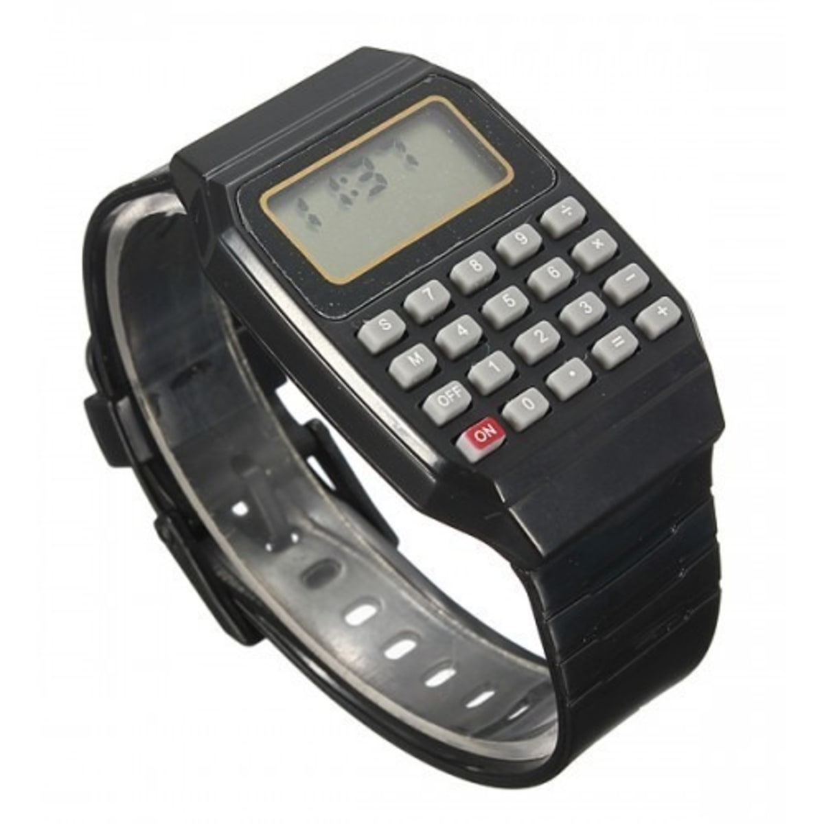 Watch Me Grow Practical Children Calculator Digital Watch Black