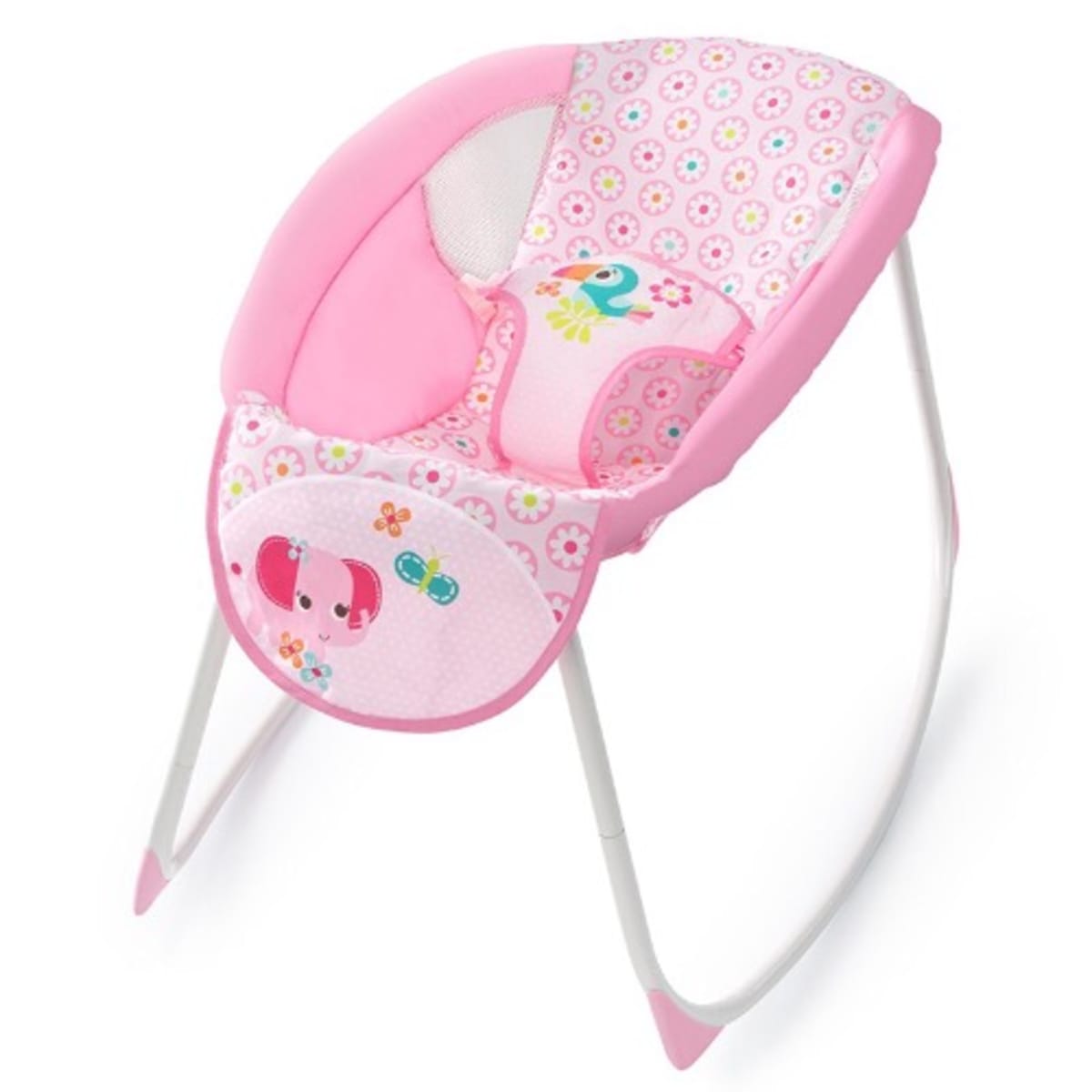 Bright Starts Jungle Blooms Rocking Sleeper Pretty In Pink