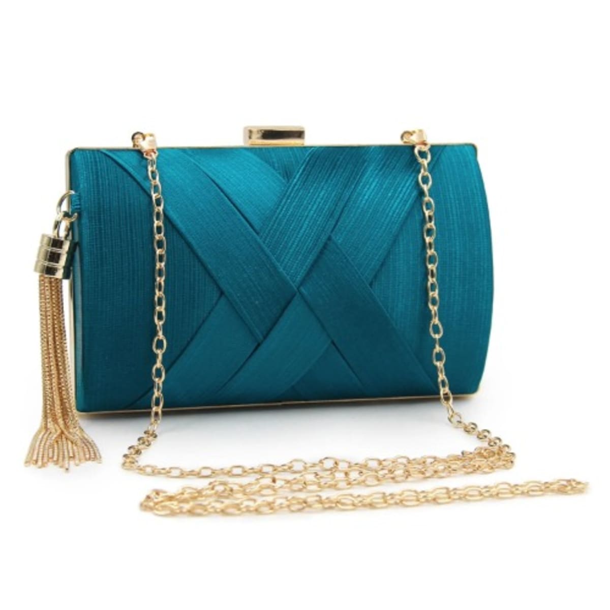 Blue clutches purses sale