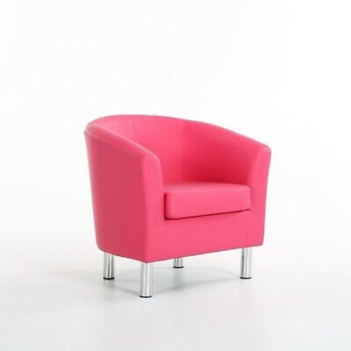 Pink bucket chair online
