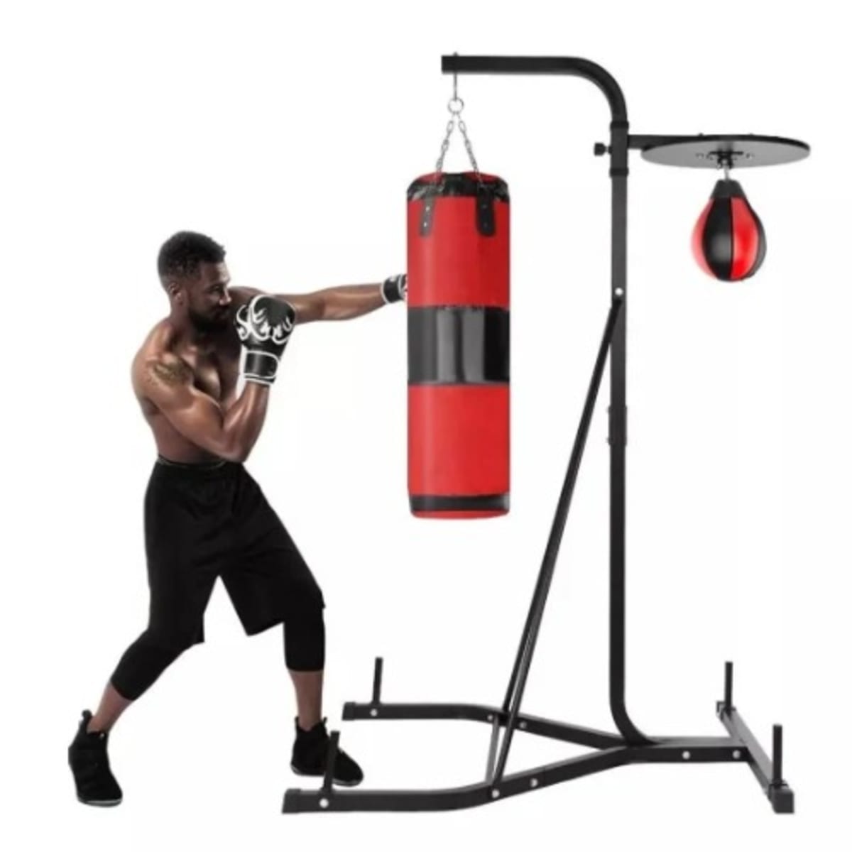 Punch Bags & Pads Free Standing Boxing Punch Bag Stand Kick Heavy MMA Martial  Art Sport 5.5ft 6ft Martial Arts Sporting Goods tagumdoctors.edu.ph
