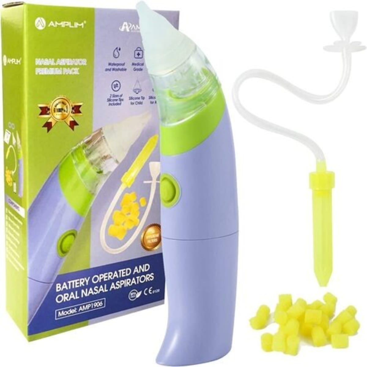 Battery online nose aspirator